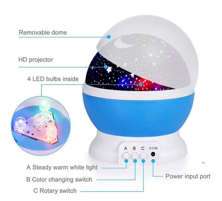 Sky Star Master Projector with Smart Night N Inbuilt Bluetooth Speaker