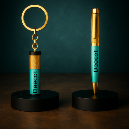 Premium Customized 3 in 1 Gift Set of Wallet,Sunglasses Cover,Keychain