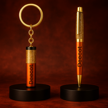 Premium Customized 3 in 1 Gift Set of Wallet,Sunglasses Cover,Keychain